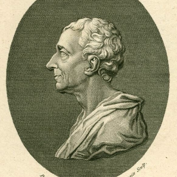 Montesquieu fue uno de los principales pensadores de la Ilustración. 